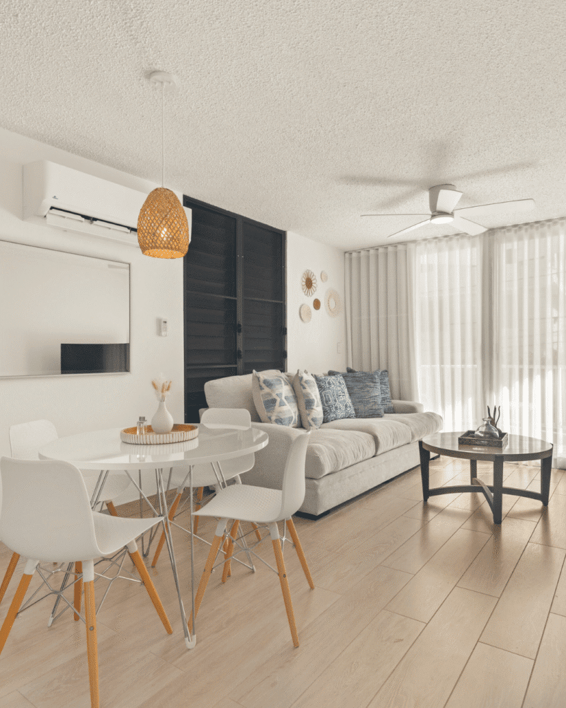 Through stayotium.com, travelers can choose from a thoughtfully curated collection of Airbnbs scattered across San Juan, each one vetted for its design sensibility, impeccable cleanliness, and warm, attentive hospitality. 