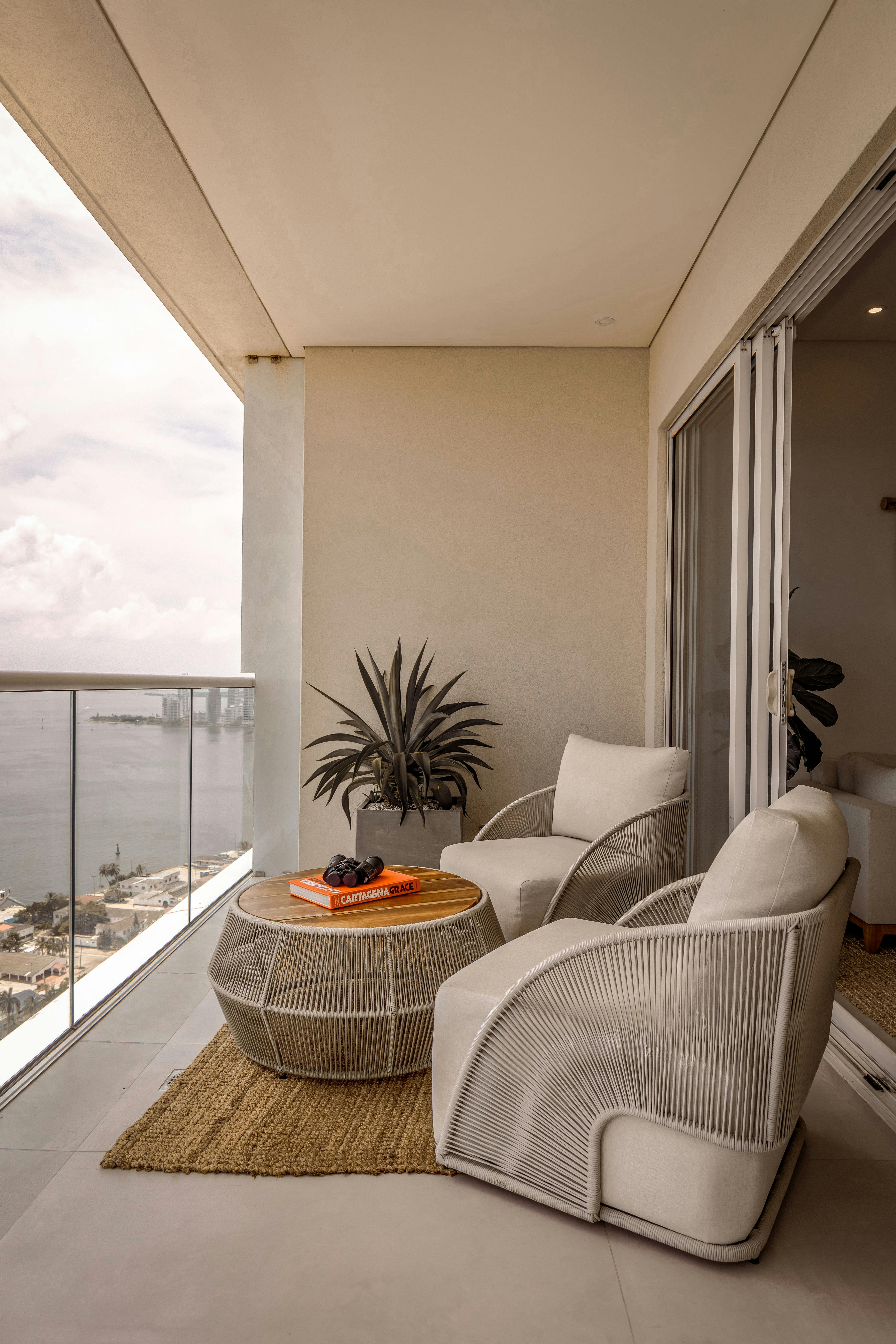 Ocean view balcony at Otium Condado apartment